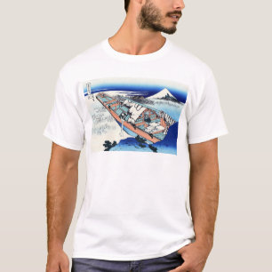 T-shirt 常 州 牛 掘, 北 Voir le Mont Fuji depuis Ushibori, Hoku