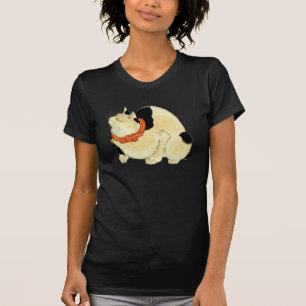 T-shirt 日本猫, chat japonais de 国芳, Kuniyoshi, Ukiyo-e