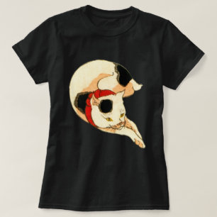 T-shirt 日本猫, chat japonais de 国芳, Kuniyoshi, Ukiyo-e
