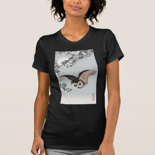 T-shirt 月 と フ ロ ウ, 古 Chouette volant et Lune, Koson, Ukiyo