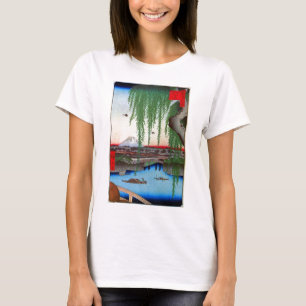 T-shirt 柳 と 富 士, 広 Willow et le Mont Fuji, Hiroshige, Ukiy