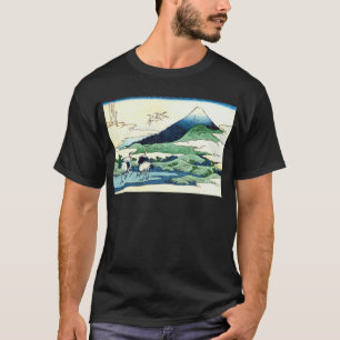 T-shirt 梅 沢, 北 斎 Voir le Mont Fuji d'Umezawa, Hokusai, Uki