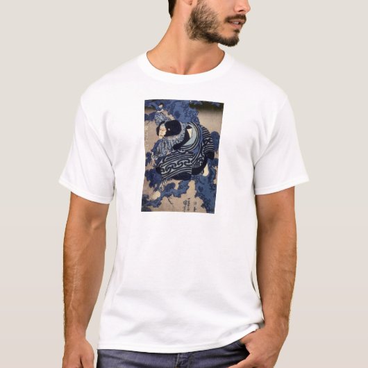 T-shirt 歌舞伎役者, acteur de Kabuki de 国芳, Kuniyoshi, Ukiyo-e (Devant)