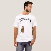 T-SHIRT 水墨画家であり詩人の「松元えるく」オリジナルメッセージTシャツです。 (Devant entier)
