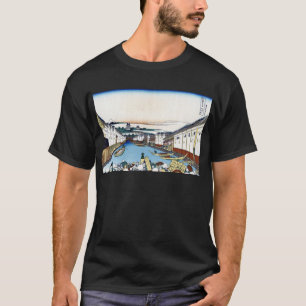T-shirt 江 戸 日 橋, 北 斎 Voir le Mont Fuji de Nihonbashi, Hoku