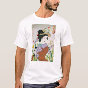 T-shirt 洋 装 の 女, 芳 femme en vêtements occidentaux, Yoshito