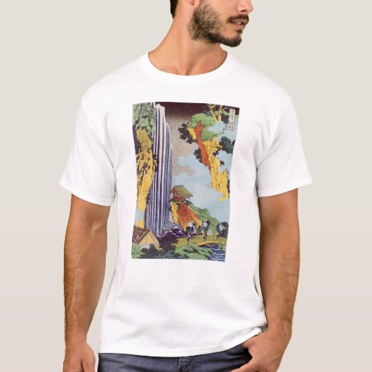 T-shirt 滝, 北 Cascade 斎, Hokusai, Ukiyo-e (Devant)