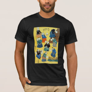 T-shirt 猫の曲芸師, acrobate de 国芳 des chats, Kuniyoshi,