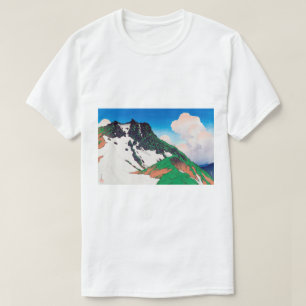 T-shirt 白 旭 岳, Asahi Peak Vue du Mont Hakuba, Hasui