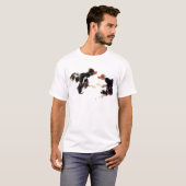 T-SHIRT 竹内栖鳳 軍鶏 闘鶏 鶏 ニワトリ グッズ (Devant entier)