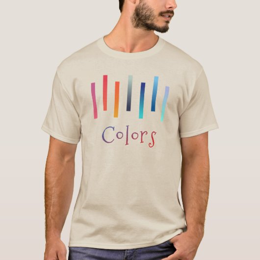 T-shirt 色 colores color’s (Devant)