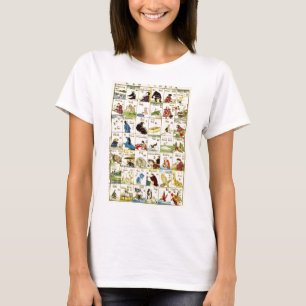T-shirt 英 単 語 表, 亀 Table des mots anglais, Ukiyo-e