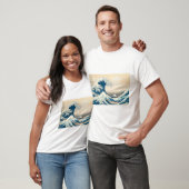 T-SHIRT 葛飾北斎富獄三十六景神奈川沖浪裏Tシャツ (Unisexe)