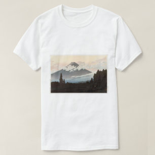 T-shirt 裾 野 の 士, Mt Fuji de Susono, Hasui Kawase, Woodcut