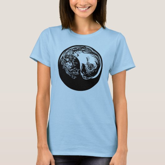 T-SHIRT 陰陽ガール (Devant)