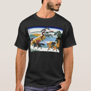 T-shirt 隅 田 川 関 屋 の 里,  Voir le Mont Fuji depuis la rivièr