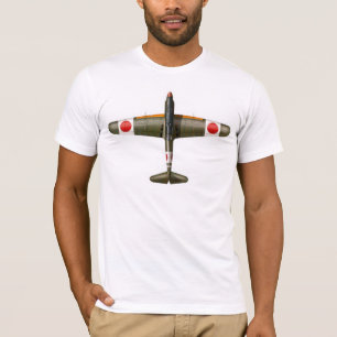 T-shirt 零式艦上戦闘機 plat du combattant zéro japonais A6M type0