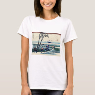 T-shirt 駿 州 江 尻, 北 Voir le Mont Fuji depuis Ejiri, Hokusai