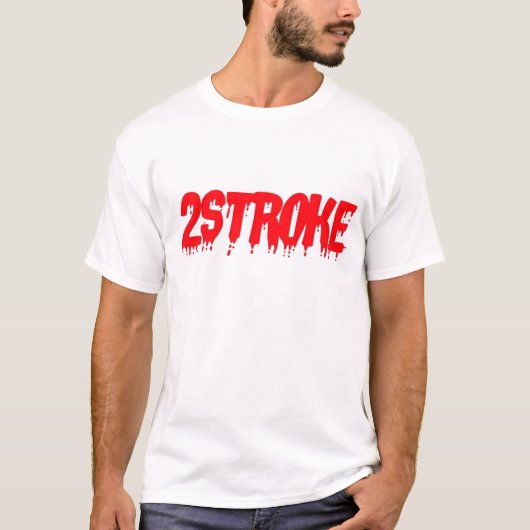 T-SHIRT 2STROKE BIKE ENGINE MOTORCYCLE (Devant)