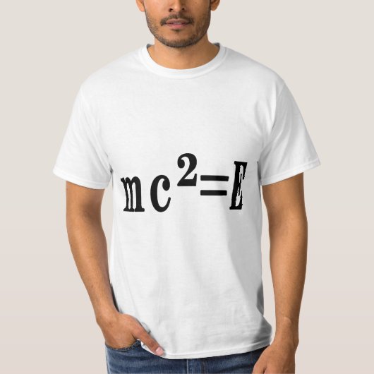 T-shirt mc²=E (Devant)