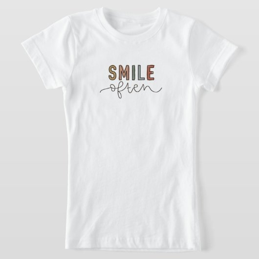 T-Shirt 𝚂𝚖𝚒𝚕𝚎 𝙾𝚏𝚝𝚎𝚗 t shirt design (Poser)