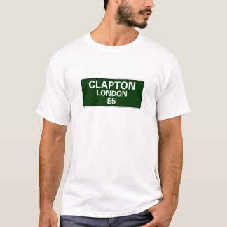 T-SHIRT 000 PLAQUES DE RUE - LONDRES - CLAPTON E5