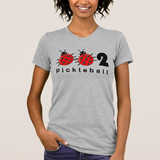 T-shirt 🐞 002, texte personnalisé, mignon loup de pickleb (Devant)