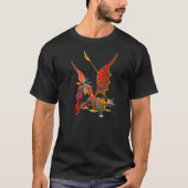 T-shirt 009 - Dragon rouge (Devant)
