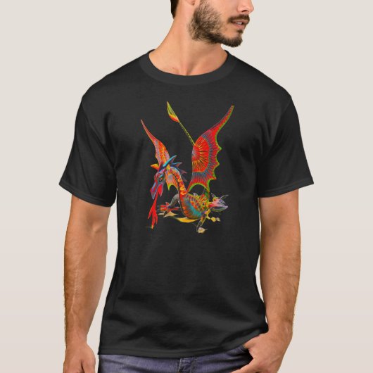 T-shirt 009 - Dragon rouge (Devant)