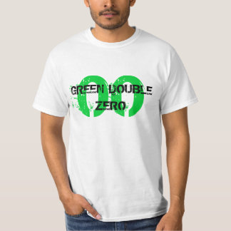 T-SHIRT 00, DOUBLE VERT ZÉRO