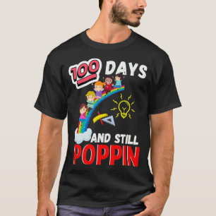 T-shirt 00 jours et toujours poppin Funny 00th Day of Scho