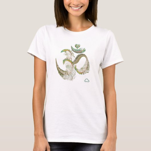 T-shirt 0101 dessus de cercle de l'OM 3 Bella Flowy (Devant)