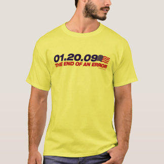 T-shirt 01.20.09 - la fin d'une erreur