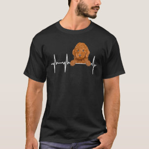 T-shirt 01 Battement de coeur de chien drôle pour les amou