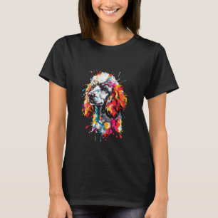 T-shirt 01 Bébé Caniche Imprimé sur le devant
