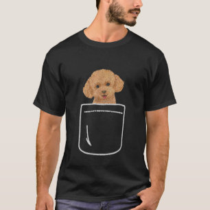 T-shirt 01 Chien Caniche Dans Votre Pochette Propriétaire