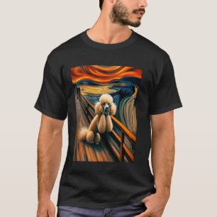 T-shirt 01 Expressionniste Chien Caniche Artistique