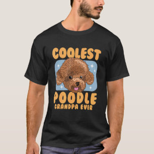 T-shirt 01 Hommes Caniche Grand-papa Propriétaire de chien