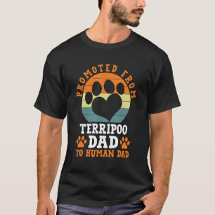 T-shirt 01 Promu de Terripoo Papa Drôle Terrier Caniche