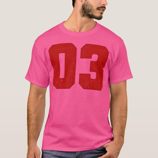 T-shirt 03 Grunge Red (Devant)