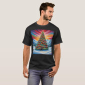 T-shirt 04 - Enchantant hiver Wonderland sapin de Noël (Devant entier)