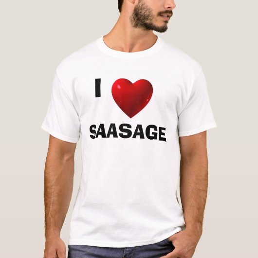 T-shirt 04_HeartBase, I, SAASAGE (Devant)