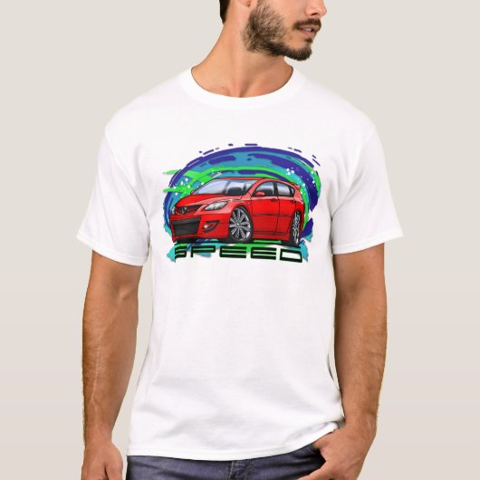 T-shirt 07-09 Speed3_Red (Devant)