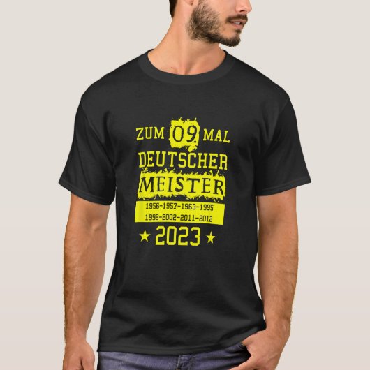 T-shirt 09e Championnat Dortmund (Devant)