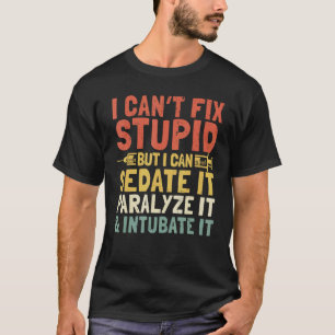 T-shirt 0 ambulancier EMT peut sédater et paralyser les st