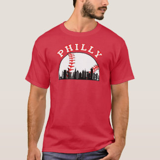 T-shirt 0 Chemise Philly de baseball Philly PA Cityscape S