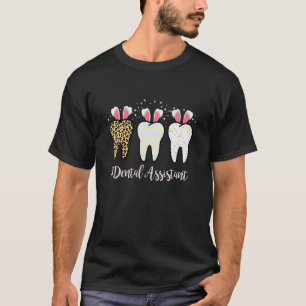 T-shirt 0 Dent Lapin de Pâques Assistant Dentaire Dentiste