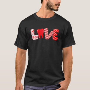 T-shirt 0 Dentiste Amour Hygiéniste Dentaire Hygiéniste De