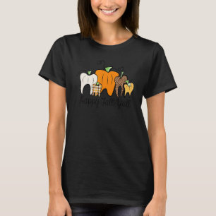 T-shirt 0 Dentiste Joyeux Automne Vous Tous Citrouille Den