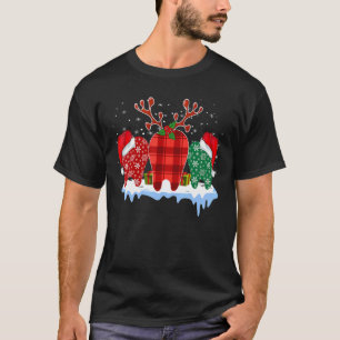 T-shirt 0 Dentiste Pyjama de Noël Chapeau Dents Renne Roug
